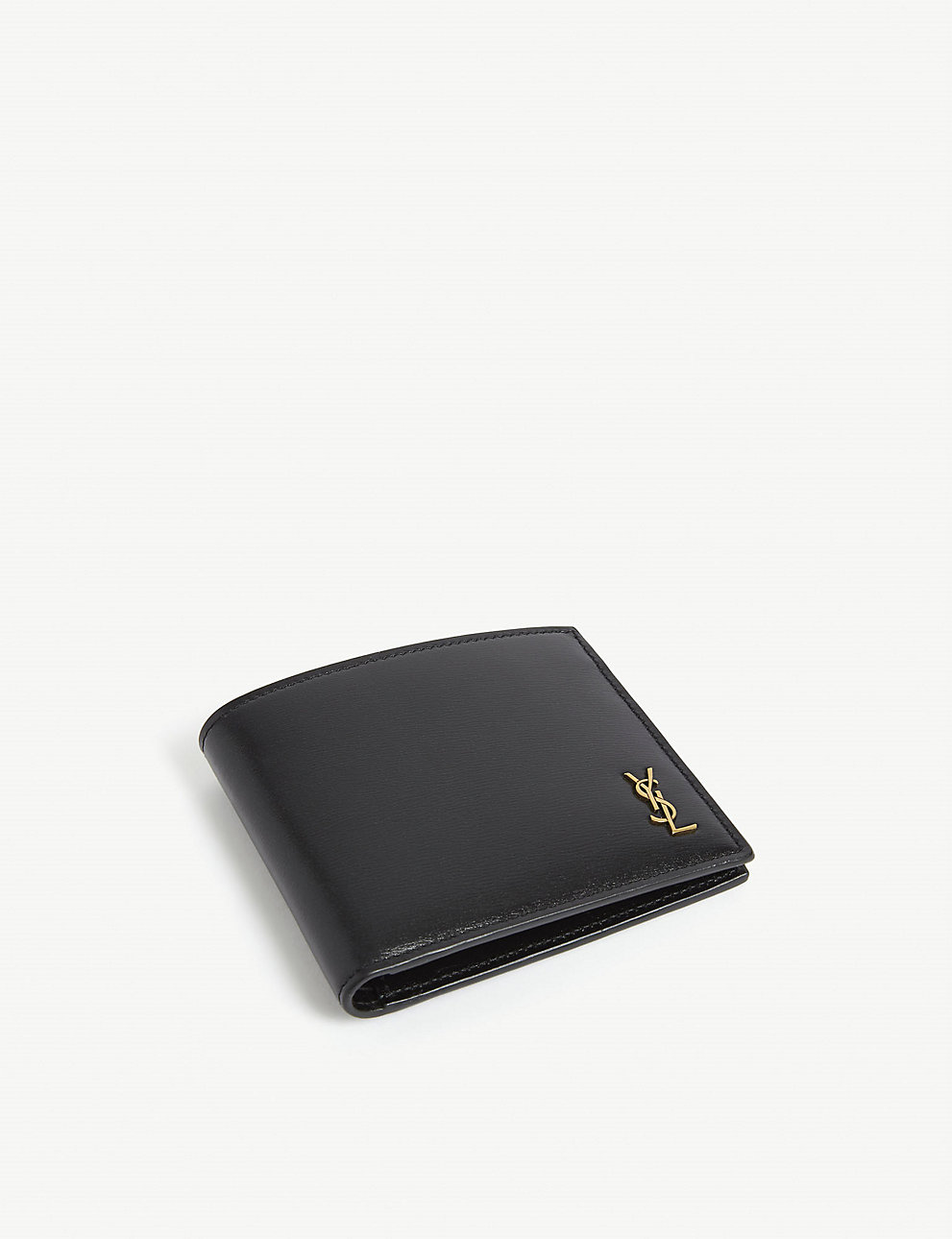 Saint Laurent Black & Gold Leather Quilted Gold Logo Zip Top Card Holder  Wallets — Labels Resale Boutique