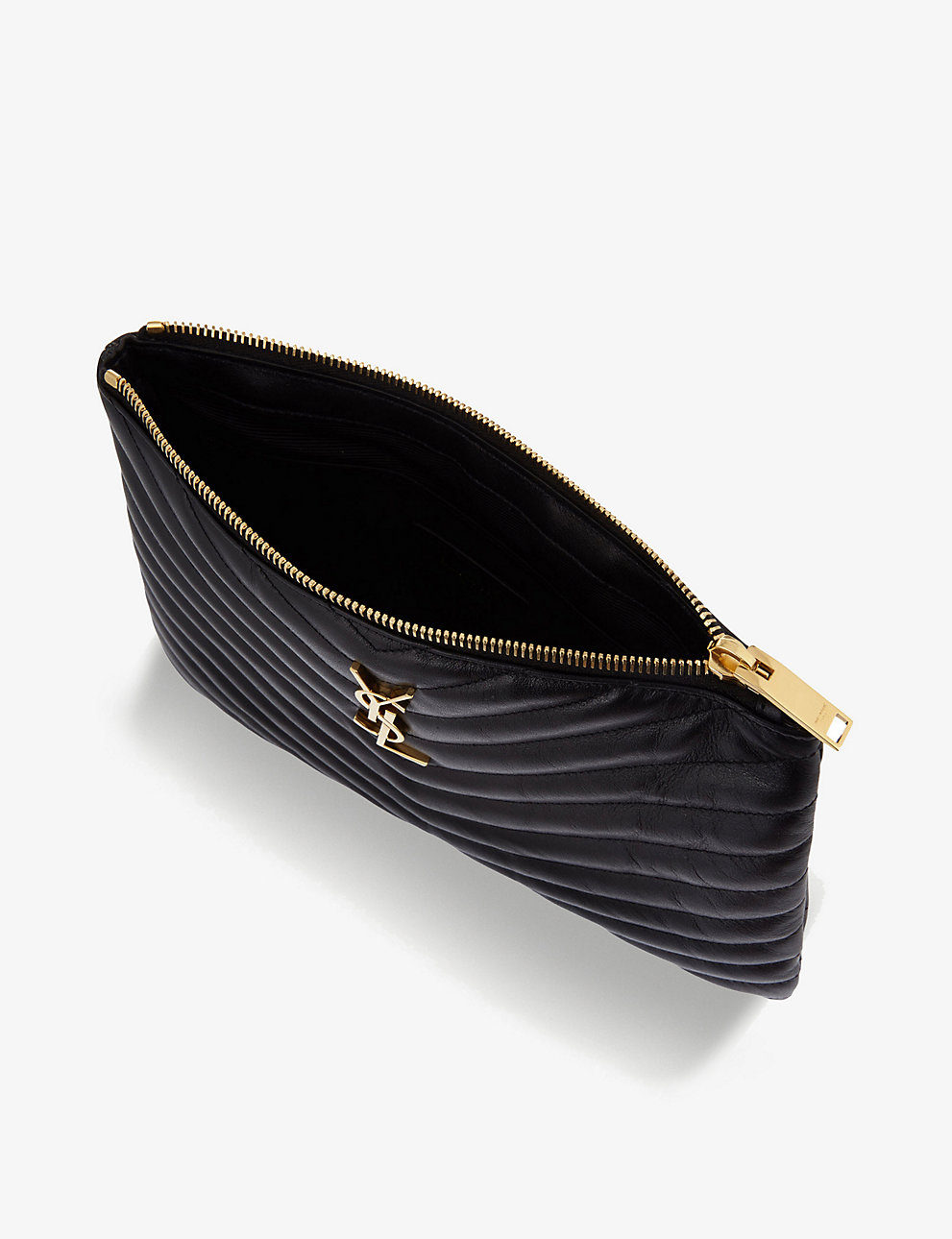 SAINT LAURENT Monogram quilted leather satchel bag BLACK GOLD – Top Quality Yves  Saint Laurent Bags Shop